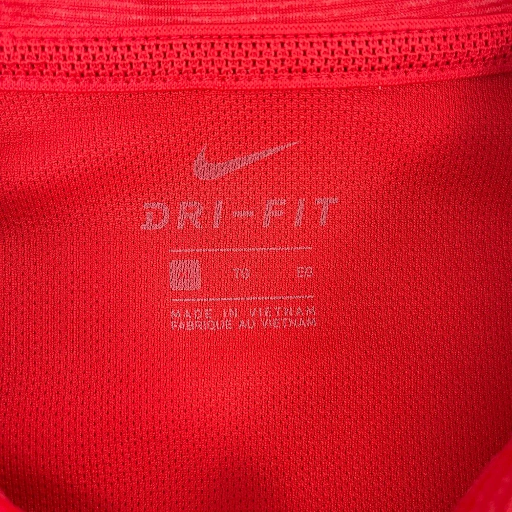 Ohio State Buckeyes Nike‎ Mens Medium Red Dri-FIT On-Field Polo Shirt